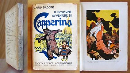 LE NOVISSIME AVVENTURE DI CAPPERINA - ill. MUSSINO, anni '20 - Carlo Dadone - copertina