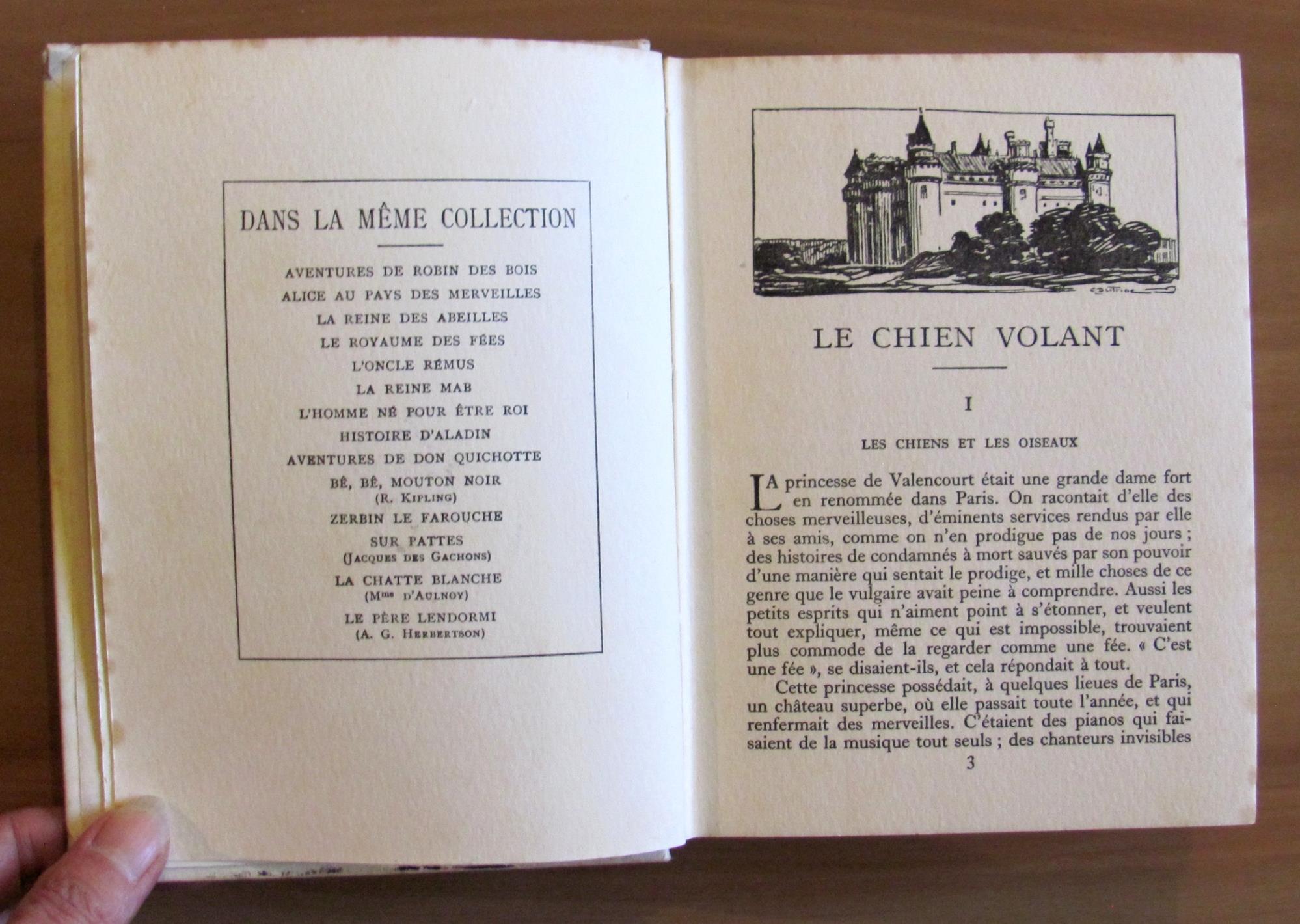 LE CHIEN VOLANT suive de Zoé ou la Métamorphose, 1935 - ill. DUTRIAC