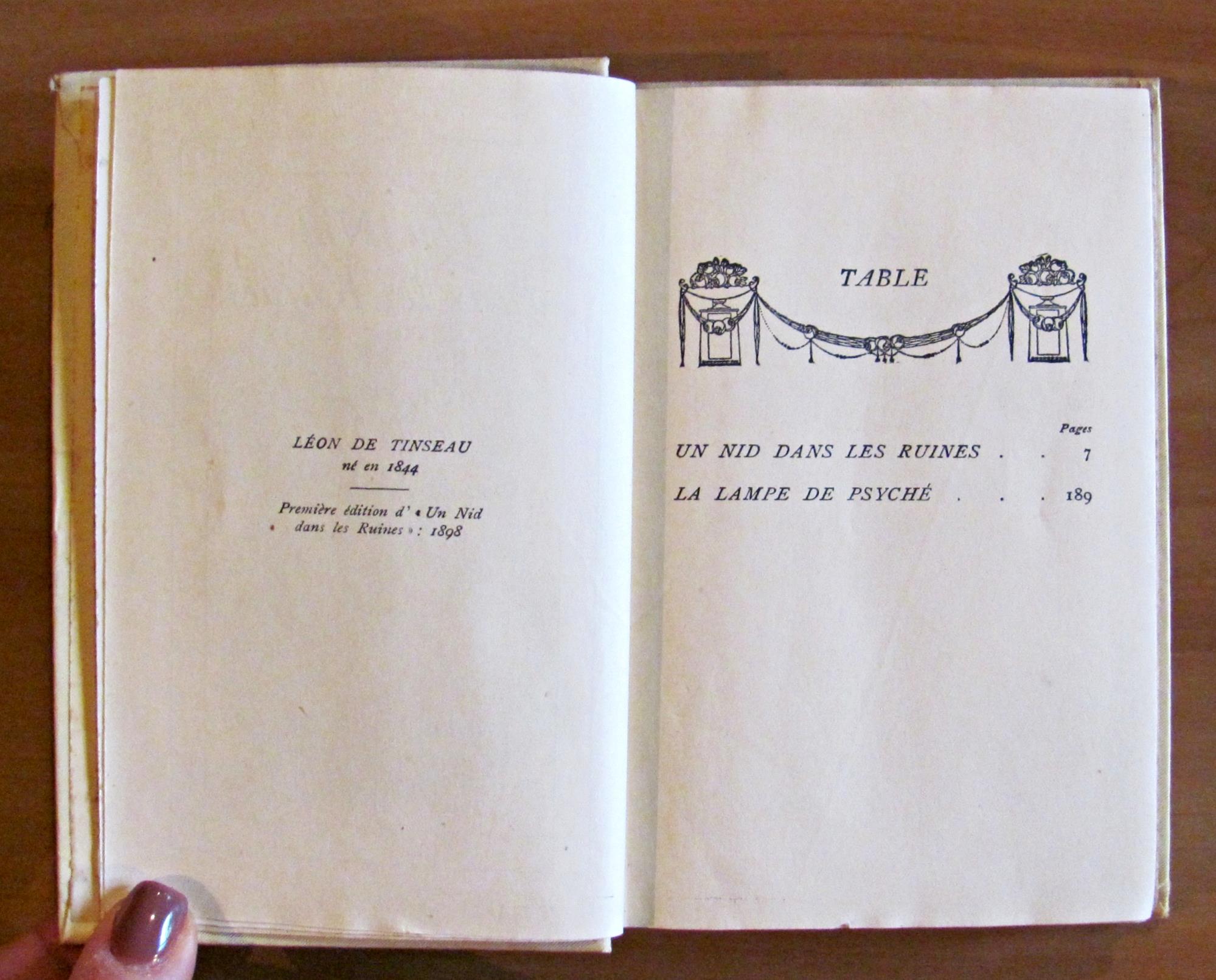 UN NID DANS LES RUINES - Collection Nelson