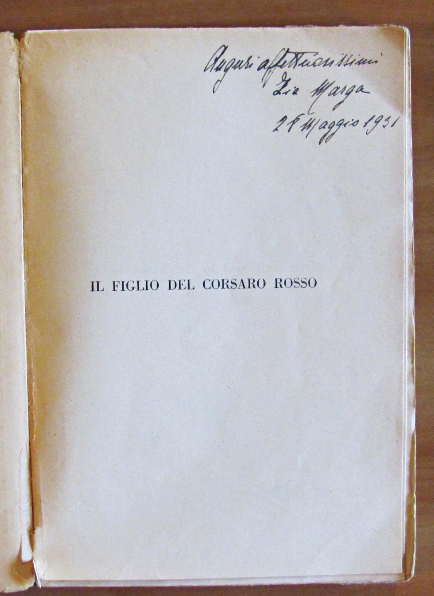 IL FIGLIO DEL CORSARO ROSSO - 20 illustrazioni di DELLA VALLE