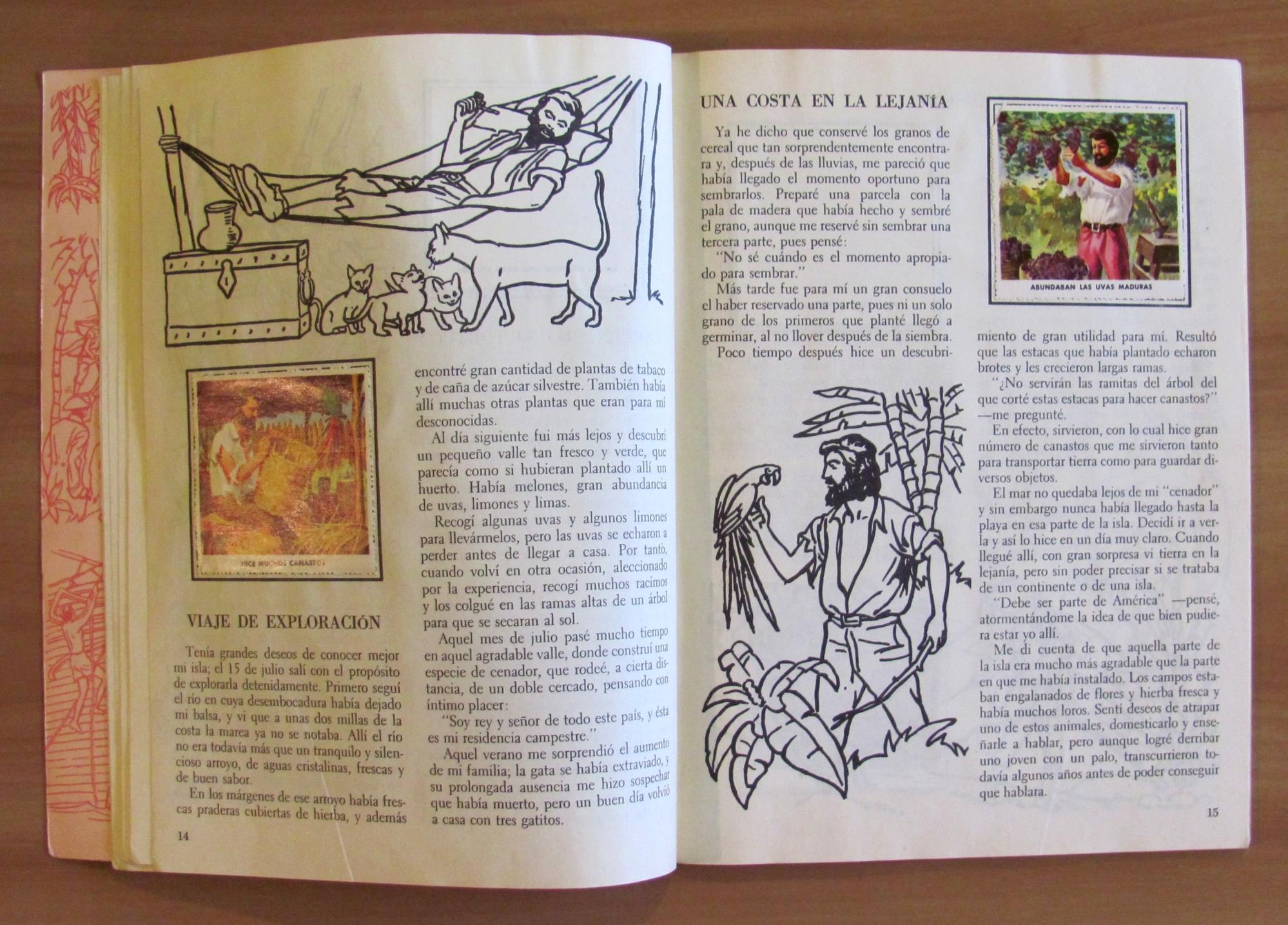 UN LIBRO DE ORO DE ESTAMPAS - ROBINSON CRUSOE - I ed. 1964 - Album COMPLETO