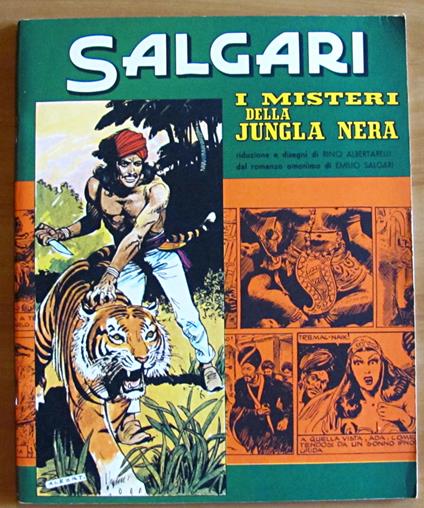 I MISTERI DELLA JUNGLA NERA - Coll. SALGARI - Suppl. Informatore Rhodense N.11 - Emilio Salgari - copertina