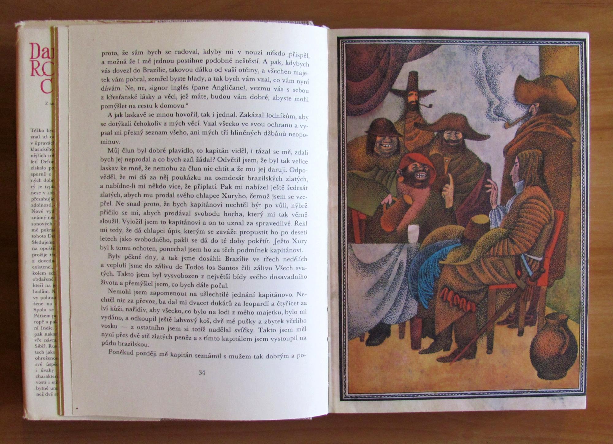 ROBINSON CRUSOE Prima e Seconda parte, 1975 - ill. A. BORN