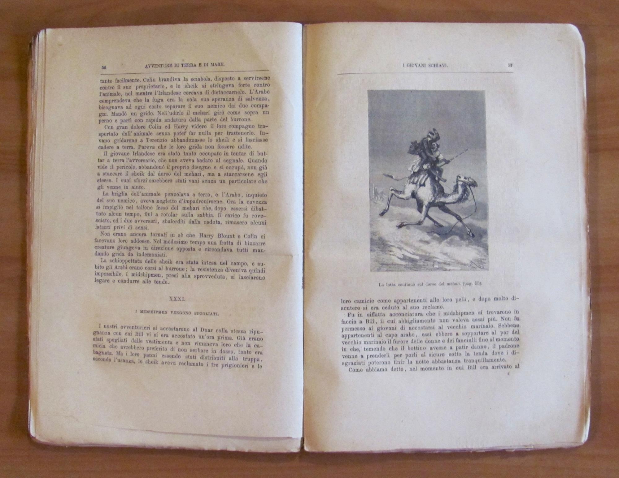 I GIOVANI SCHIAVI - Avventure di Terra e di Mare, I ed. 1874