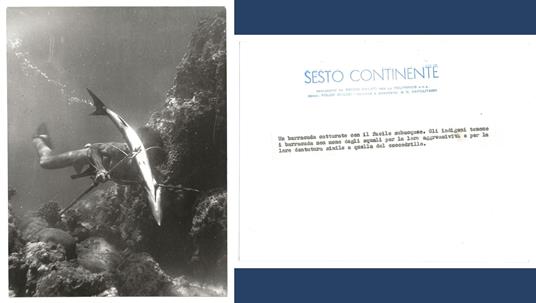 FOTO per SESTO CONTINENTE - Barracuda catturato con fucile subacqueo con Timbri - copertina