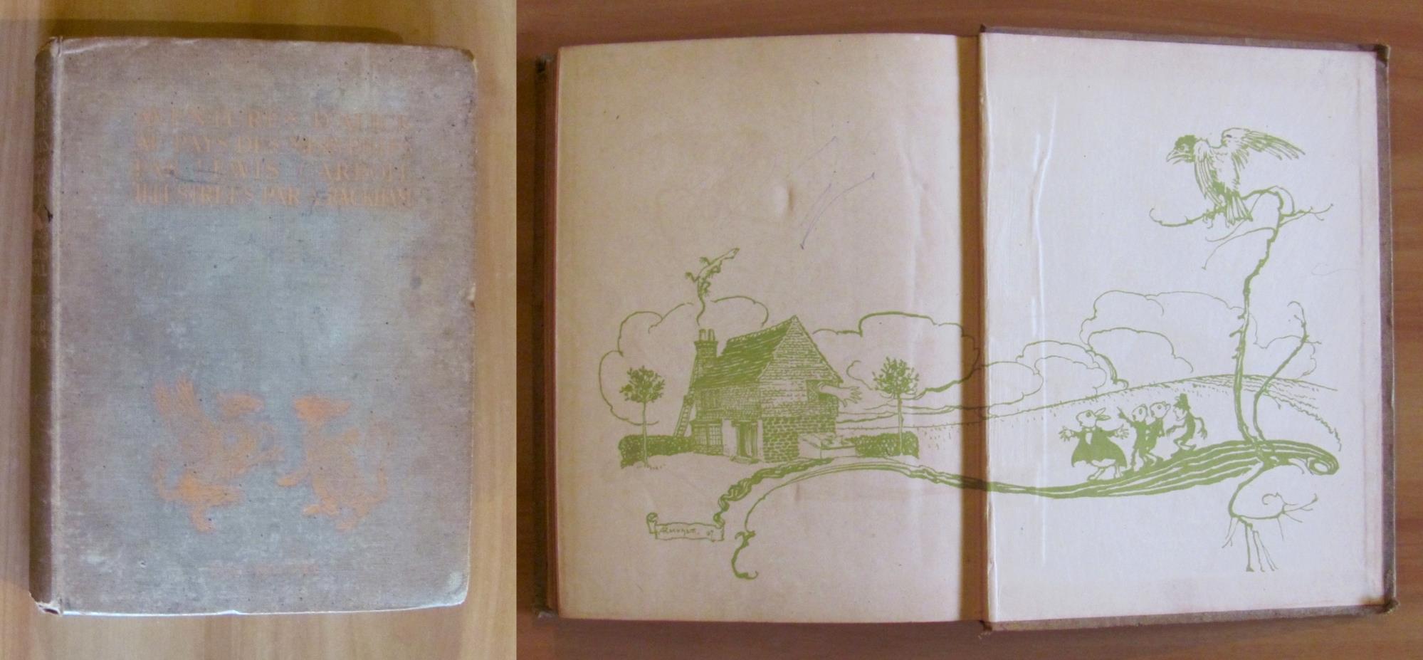 AVENTURES D'ALICèS AU PAYS DES MERVEILLES, s.d. ma 1907 - ill. RACKHAM