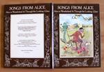 SONGS FROM ALICE - Alice in Wonderland & Through the Looking-Glass, 1978 - ill. FOLKARD
