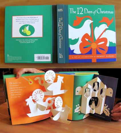 THE 12 DAYS OF CHRISTMAS, I ed. 1996 - A POP-UP Celebration by SABAUDA - copertina