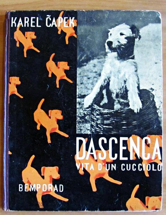 DASCENCA - Vita d'un cucciolo - Illustrazioni e fotografie di CAPEK - Karel Capek - copertina