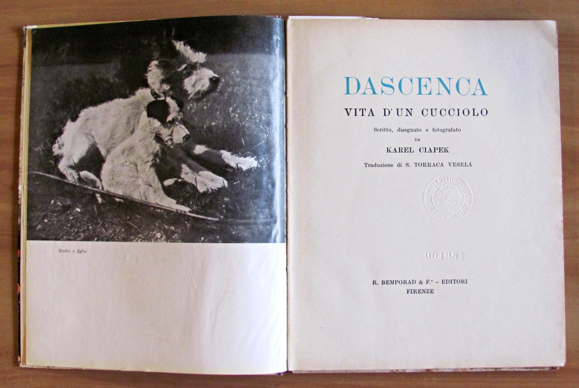 DASCENCA - Vita d'un cucciolo - Illustrazioni e fotografie di CAPEK