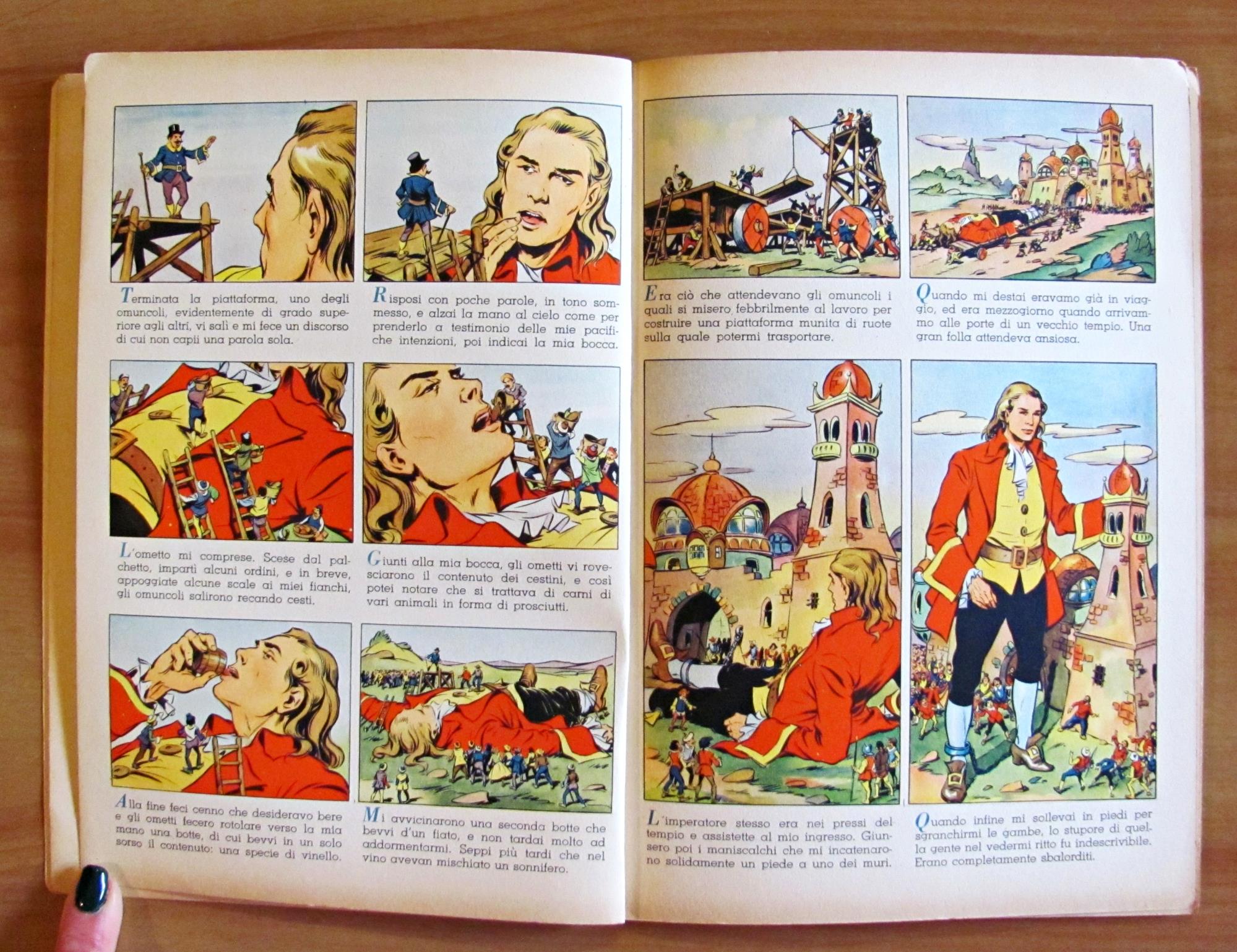 I VIAGGI DI GULLIVER - Illustrazioni di GALLEPPINI - Lit. 100