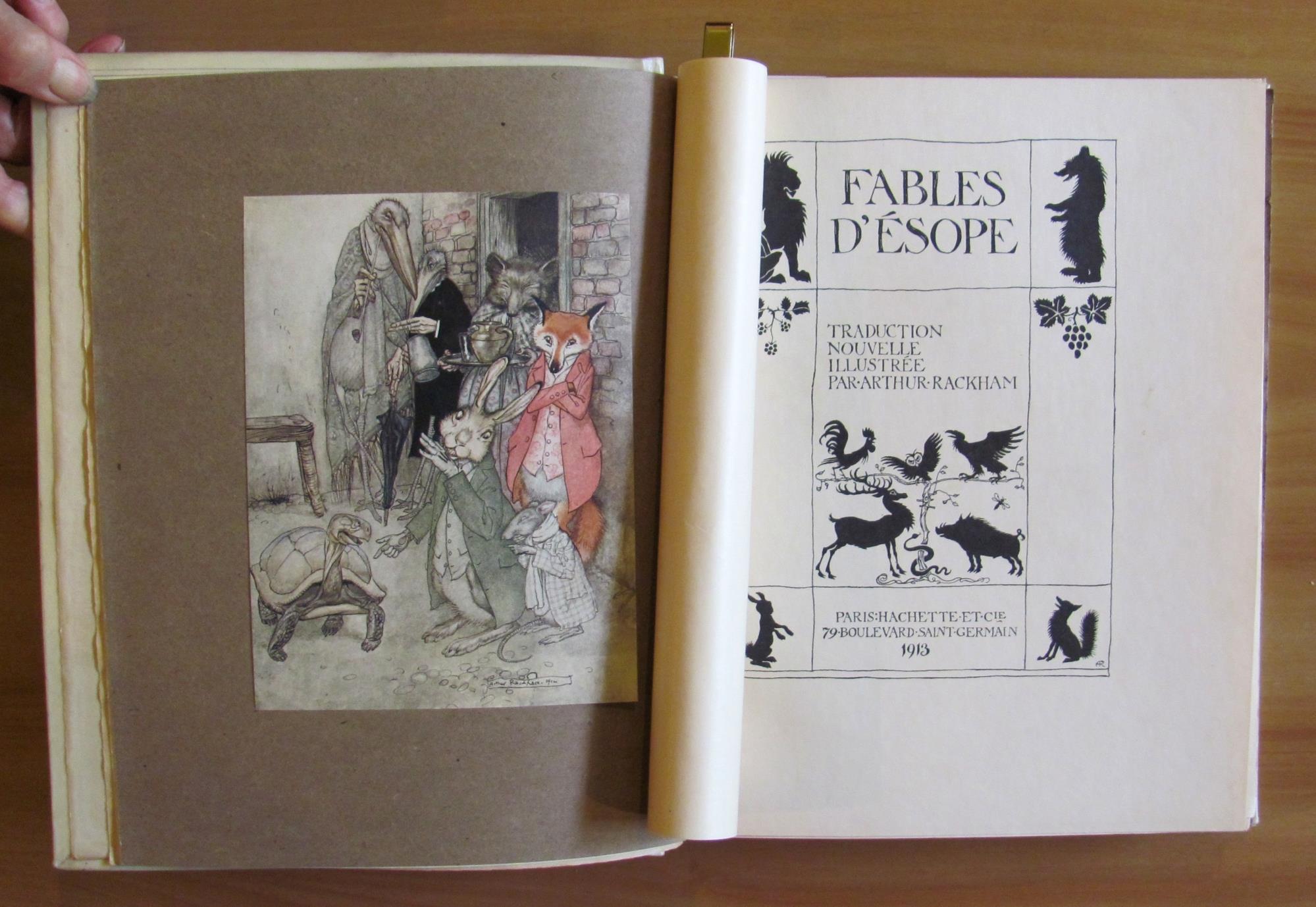 FABLES D'ESOPE - I ed. Fuori Commecio 1913 - ill. RACKHAM