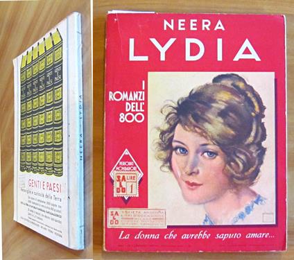 LYDIA La donna che avrebbe saputo amare... - Coll I Romanzi dell' '800 - ill. TERZI - Neera - copertina