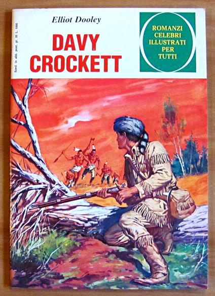 DAVY CROCKETT - Romanzi Celebri Illustrati per Tutti - copertina