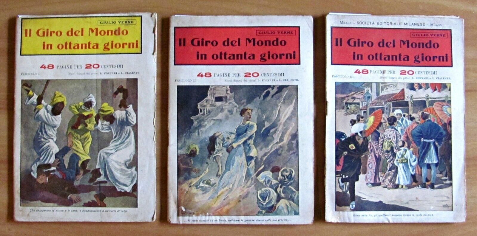 IL GIRO DEL MONDO IN OTTANTA GIORNI - Collezione Completa in 5 Fascicoli sciolti