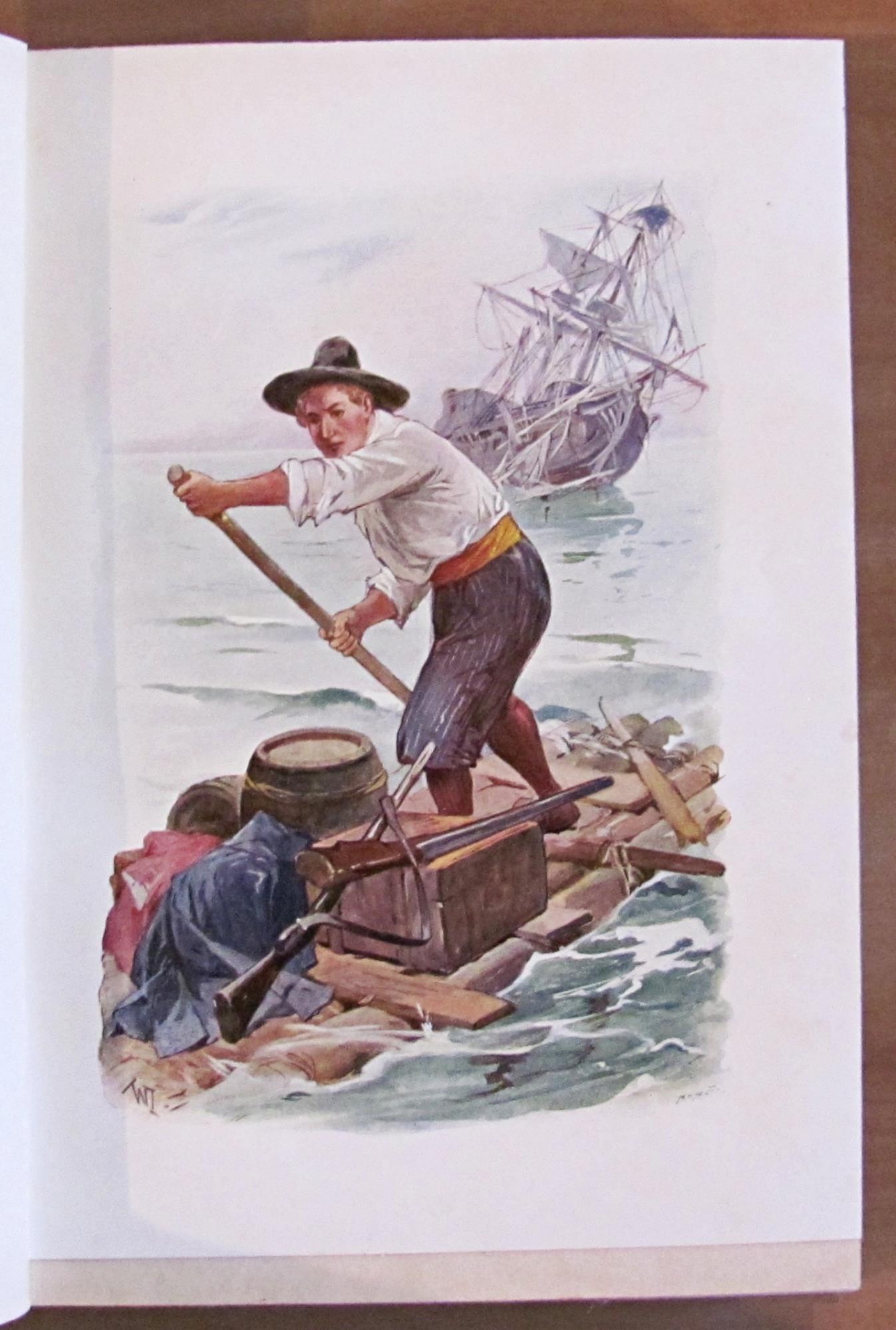 Leben und Abenteuer des ROBINSON CRUSOE, 1910 ca. Illustrato