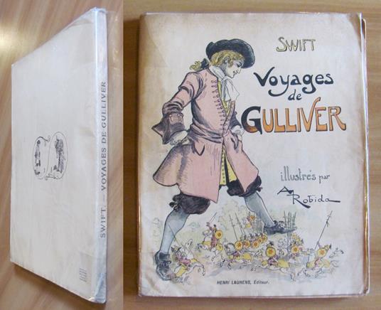 VOYAGES DE GULLIVER, 1933 - ill. ROBIDA - Jonathan Swift - copertina