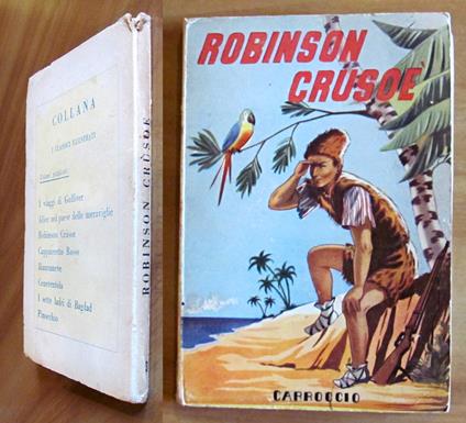 ROBINSON CRUSOE - Collana I Classici Illustrati - Daniel Defoe - copertina