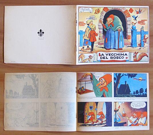 LA VECCHINA DEL BOSCO - ill. SGRILLI - Album da colorare - copertina