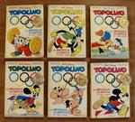 Serie COMPLETA di 6 TOPOLINO Libretto MEDAGLIA OLIMPICA N.856/861 - con BOLLINO