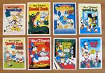 Serie 8 CARTOLINE delle Copertine Disney di DONALD DUCK di CARL BARKS