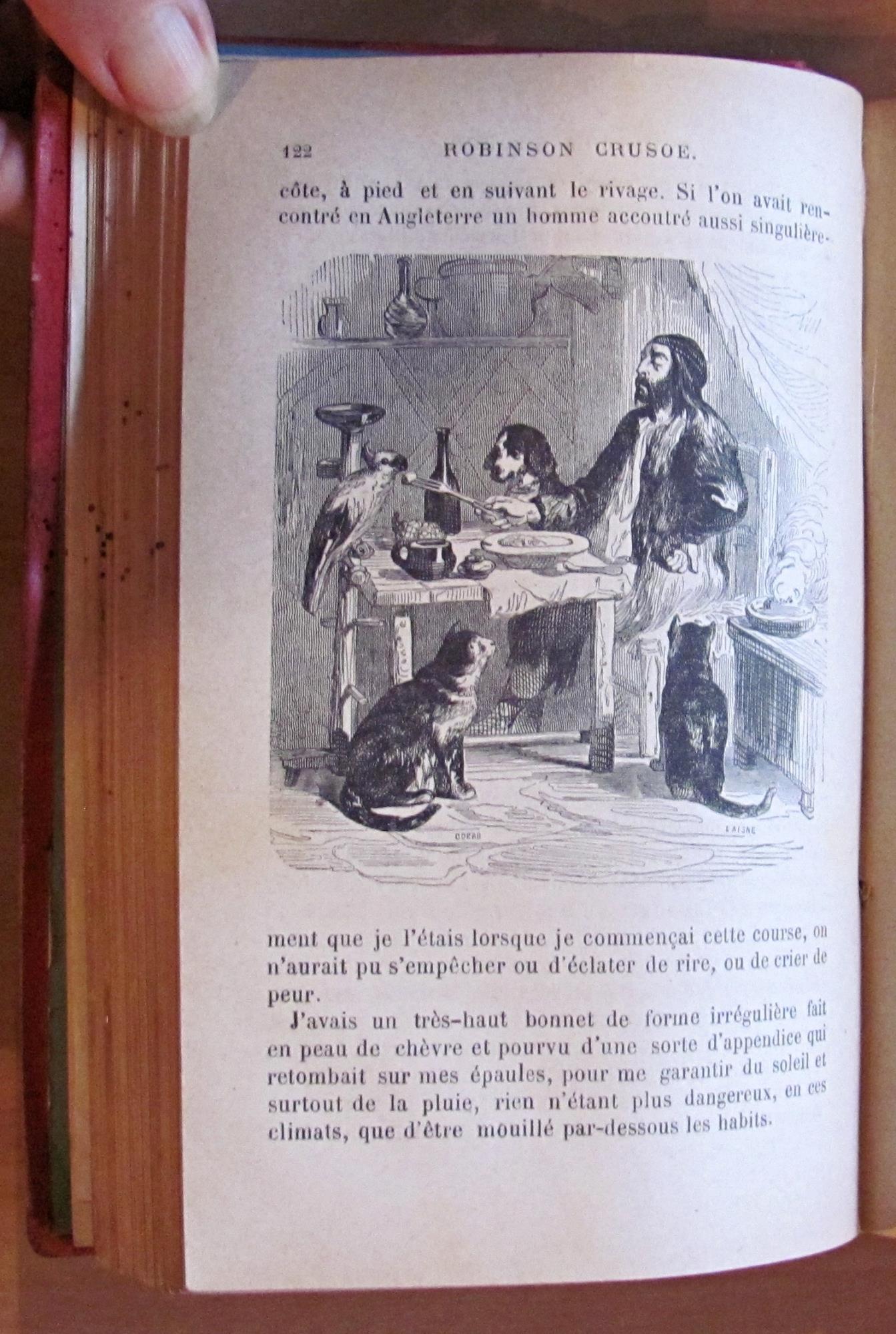 AVENTURES DE ROBINSON CRUSOE, 1872 - ill. GRANDVILLE