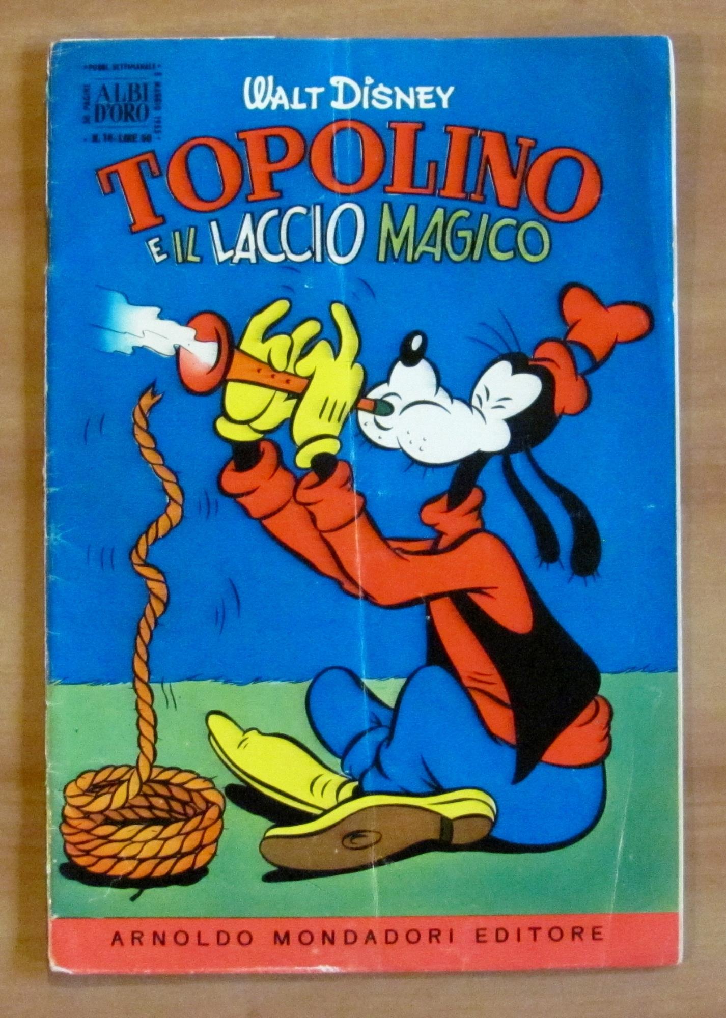 TOPOLINO E IL LACCIO MAGICO - Albo d'Oro N.18, 1955