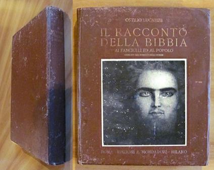 IL RACCONTO DELLA BIBBIA, 1924 - Ai Fanciulli e al Popolo - ill. RATINI - Ostilio Lucarini - copertina