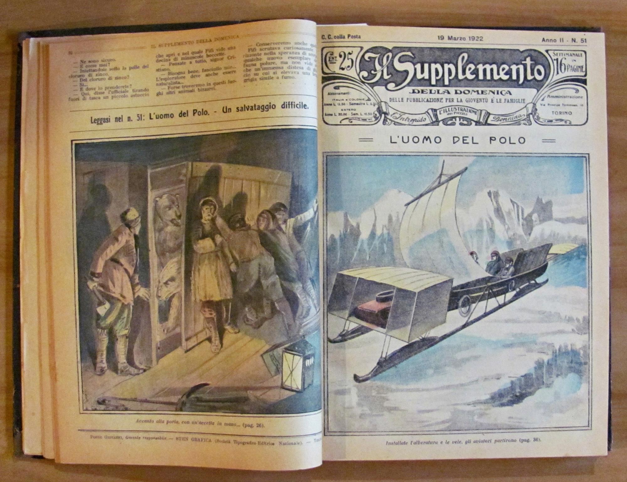 IL SUPPLEMENTO DELLA DOMENICA, 1922 - Anno II dal N.49 al N.70