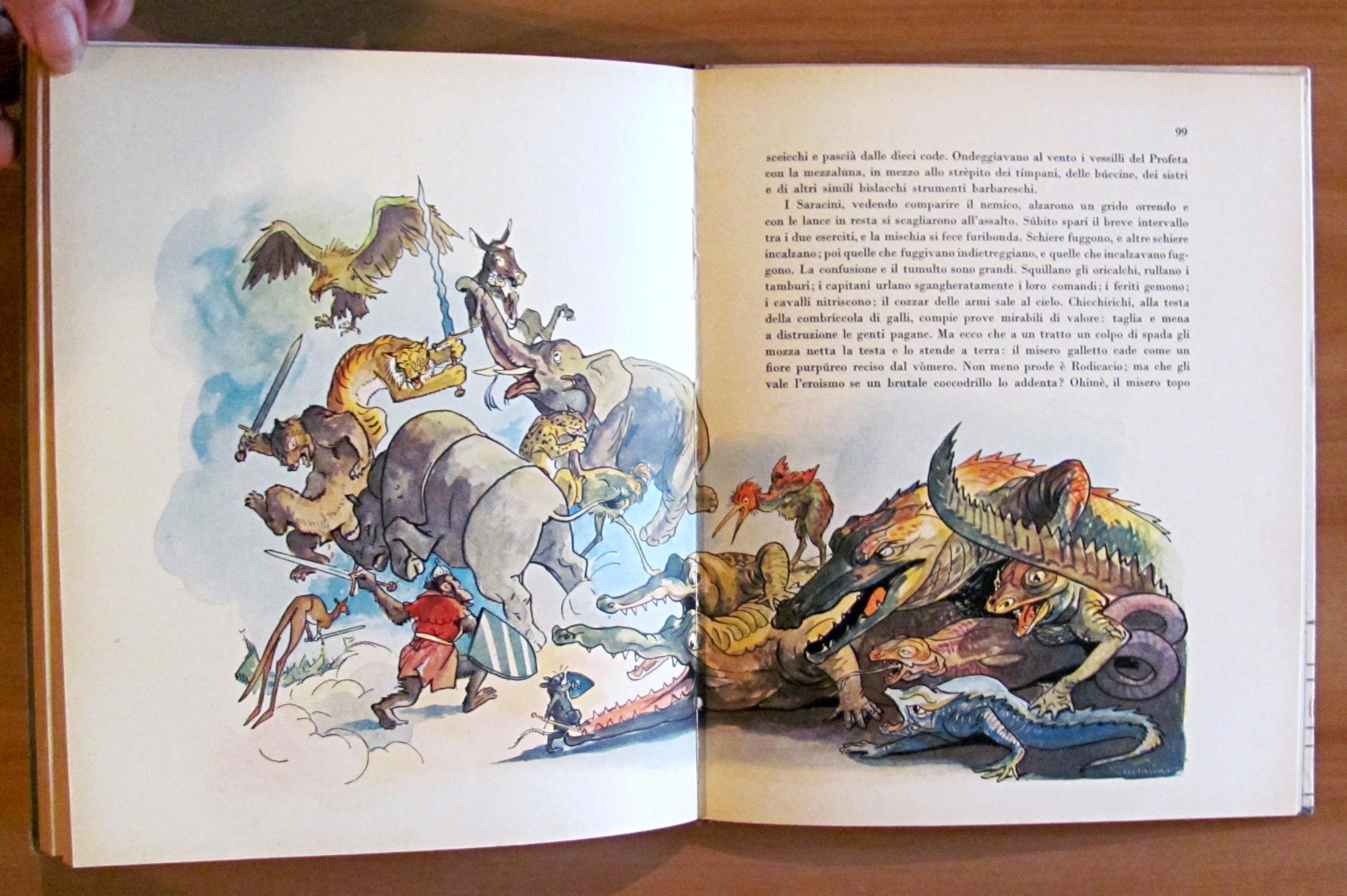 IL ROMANZO DI RENARDO - Coll. La Scala d'Oro, I ed. 1935 - ill. GUSTAVINO