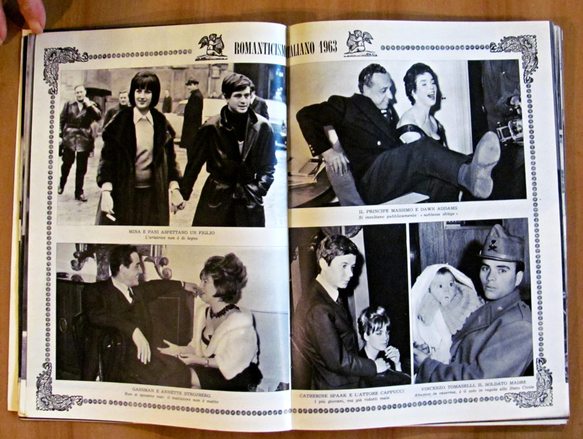 FOTOGRAFIE DEL BORGHESE - Annata Completa in 2 Vol. in I ed. 1963