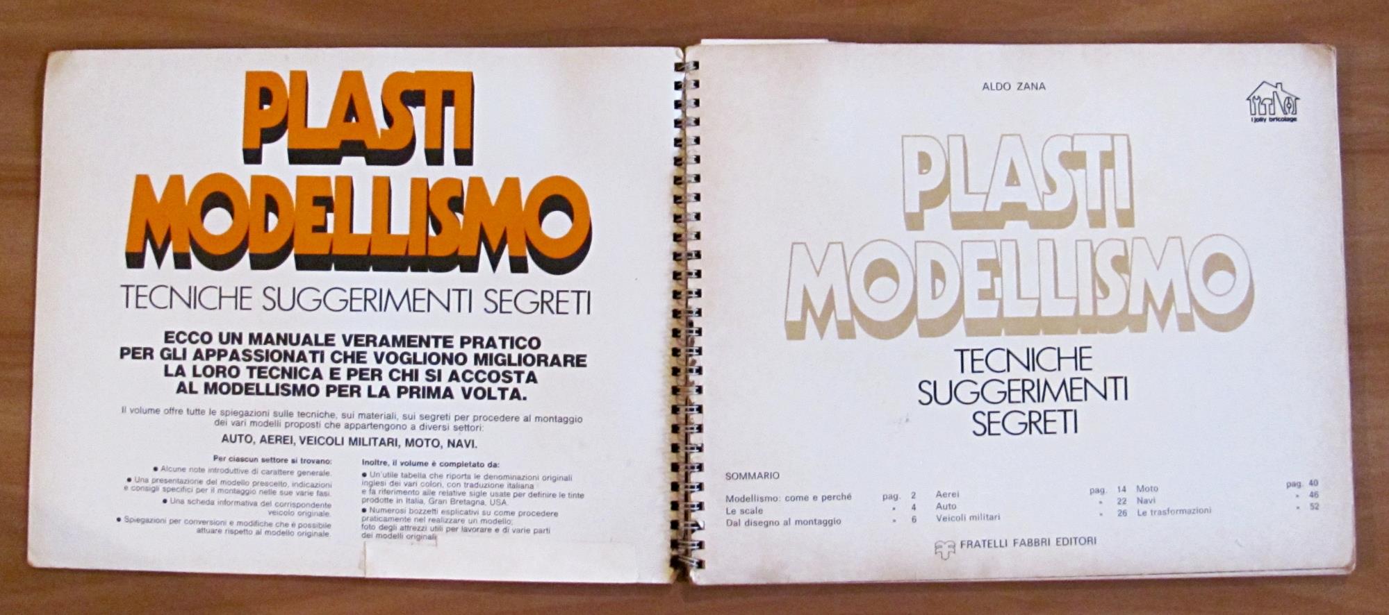 PLASTI MODELLISMO Tecniche, suggerimenti, segreti, I ed. 1977