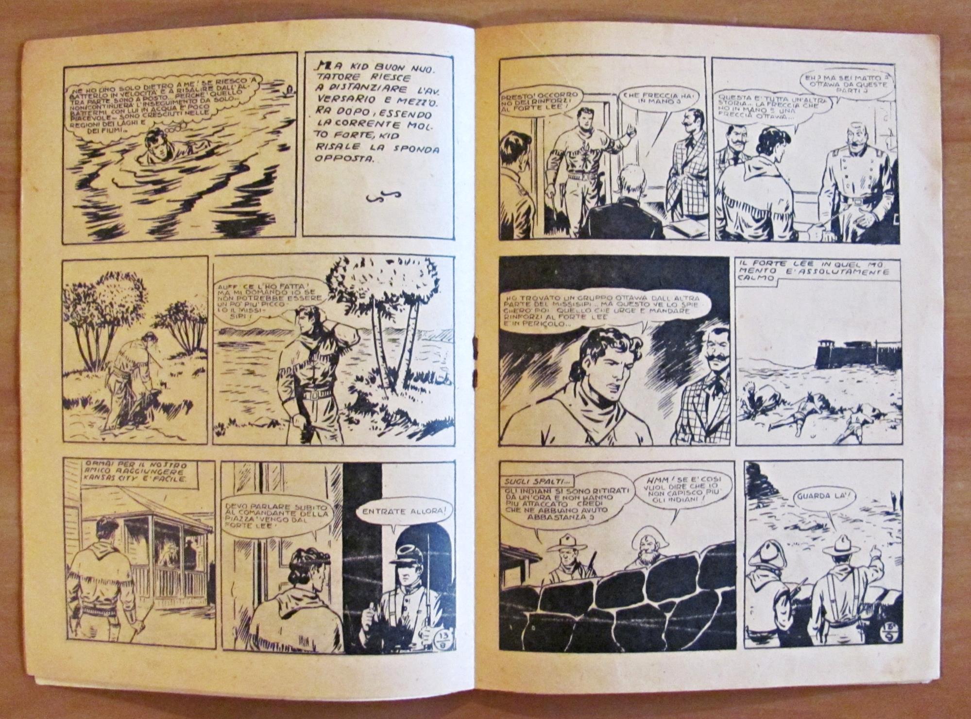 KANSAS KID - Collana Zanetto N.13 - BATTAGLIA SUL FIUME
