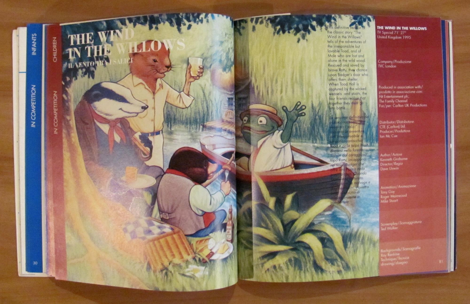 CARTOONS ON THE BAY International Festival of Animation Film, 1996 Catalogo Bilingue