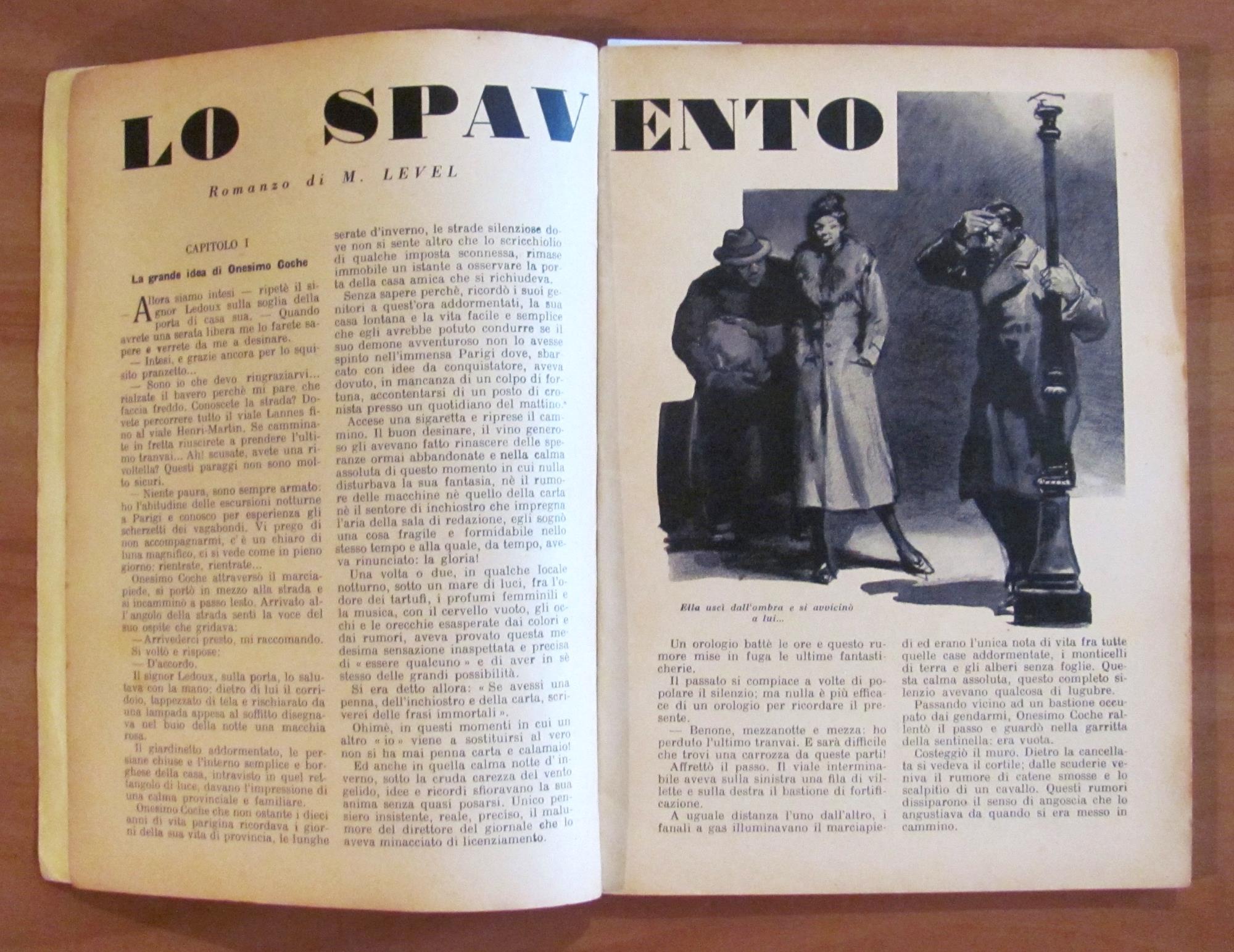 Il Romanzo Mensile N.5, 1938 - LO SPAVENTO