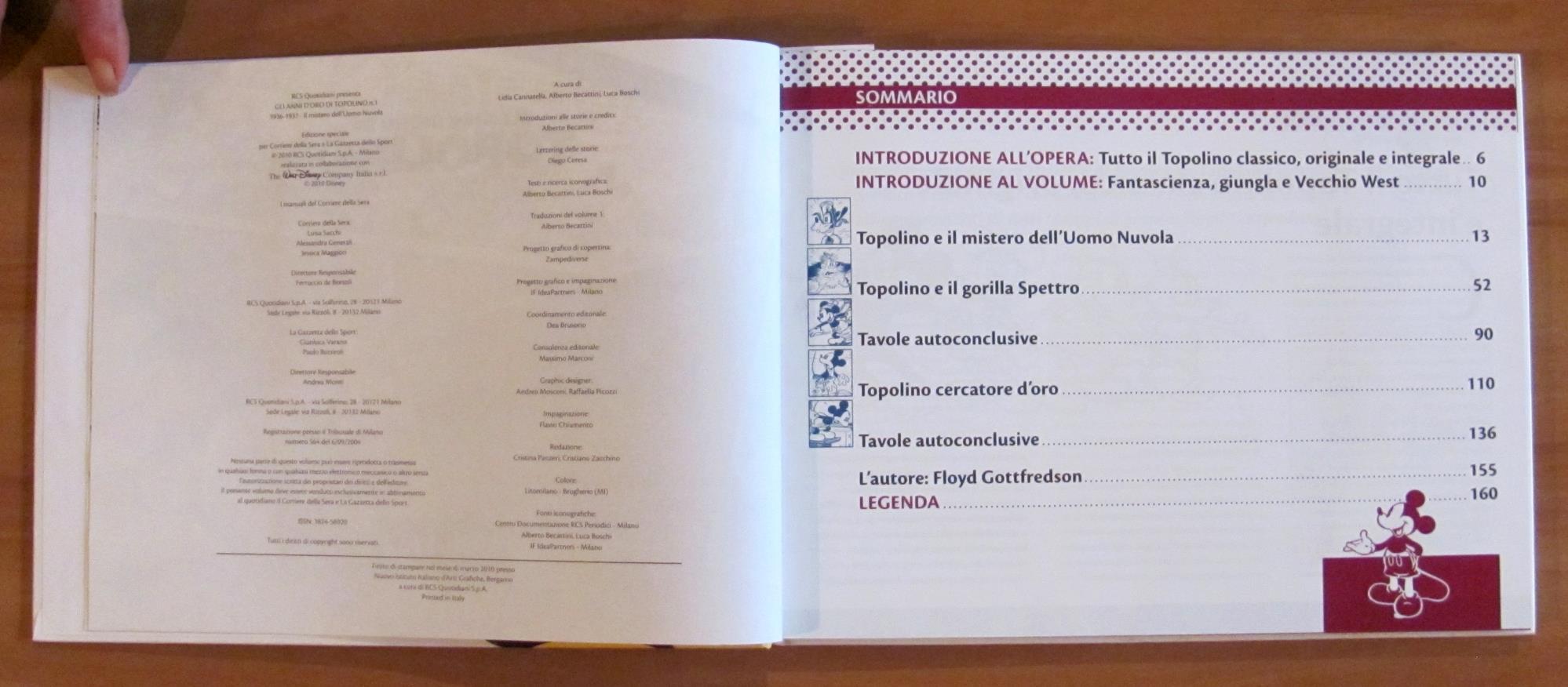 GLI ANNI D'ORO DI TOPOLINO N. 1 - Il Mistero dell'Uomo Nuvola
