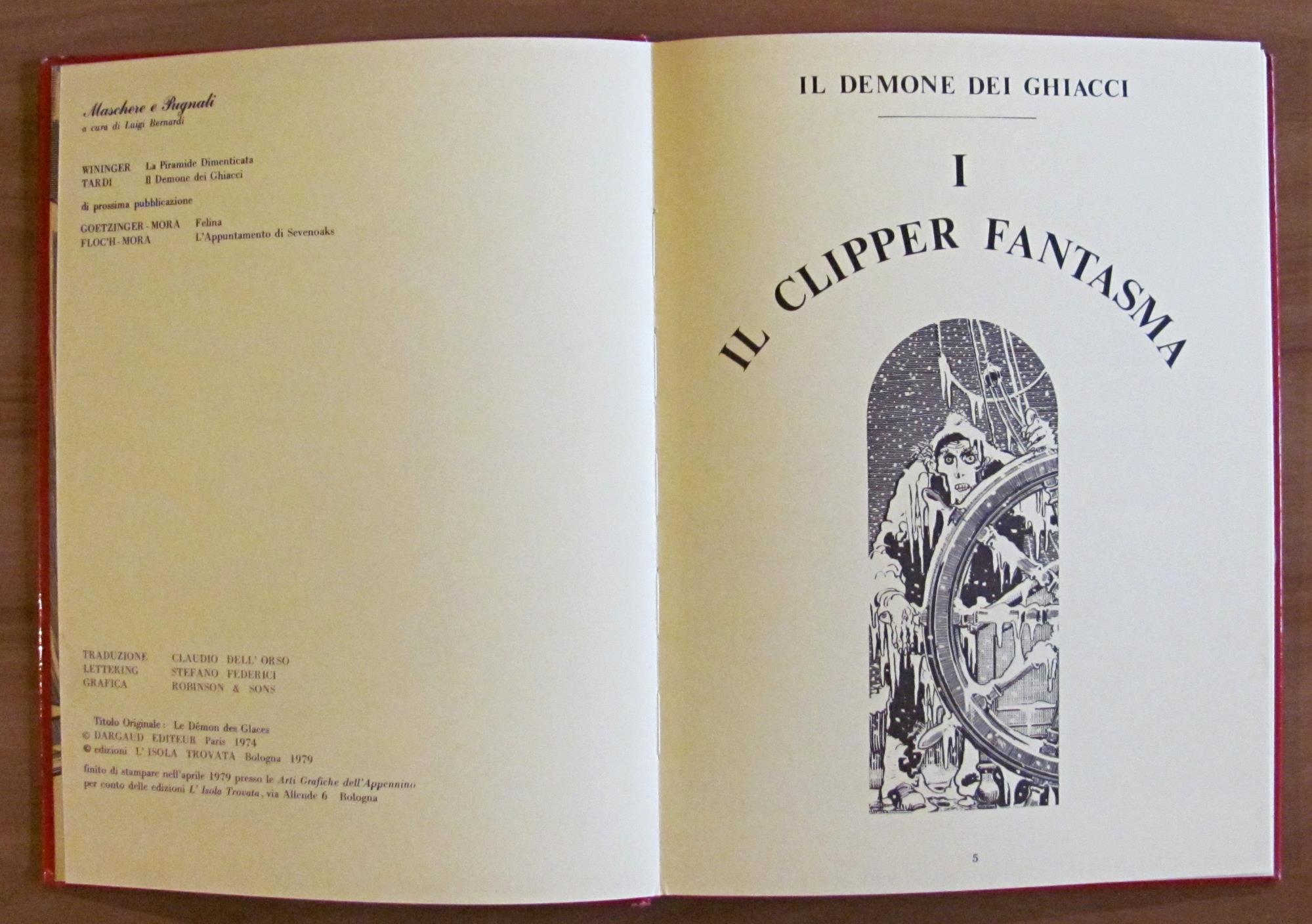 IL DEMONE DEI GHIACCI - Jerome Plumier, I ed. 1979