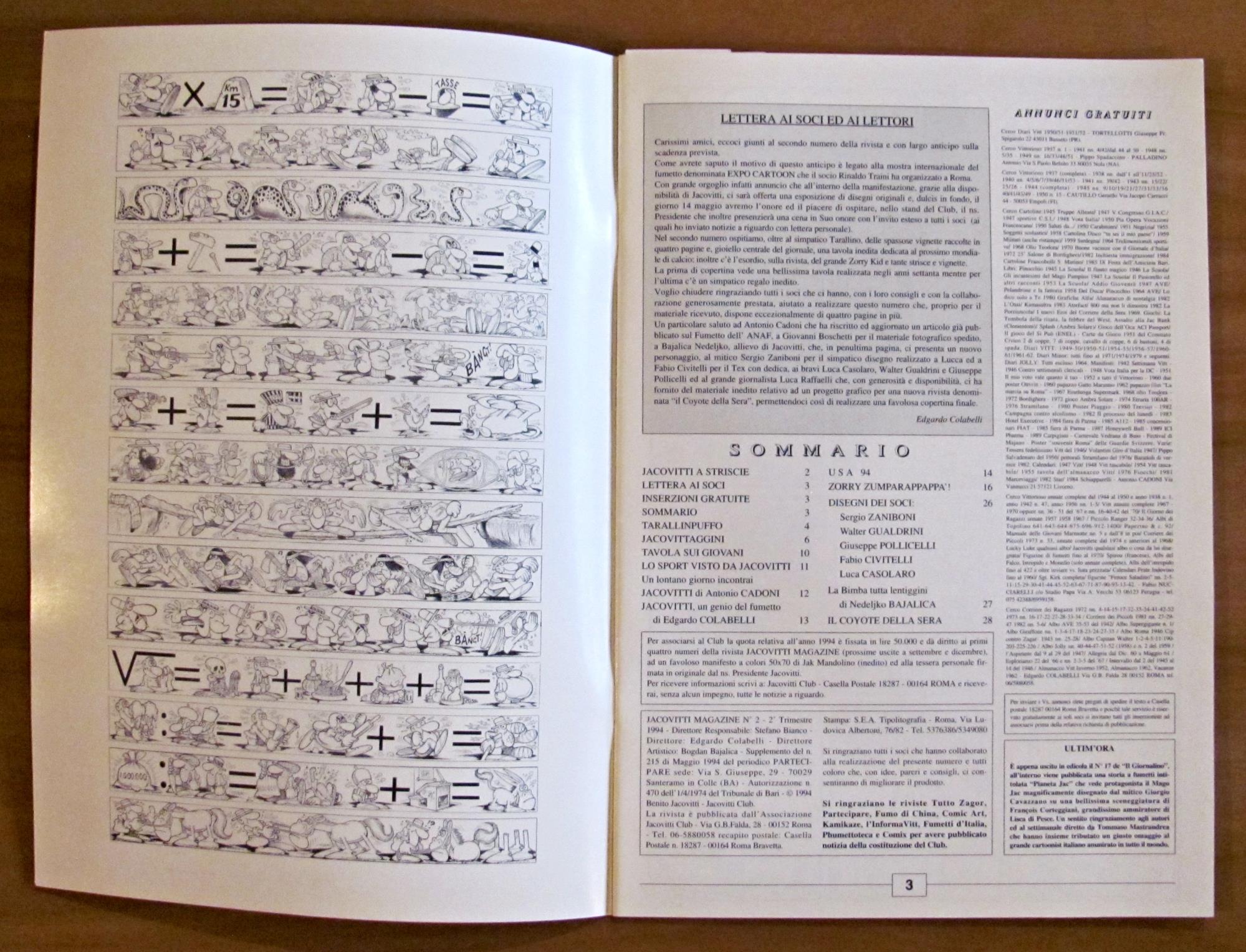 JACOVITTI MAGAZINE N.2 - Giugno 1994