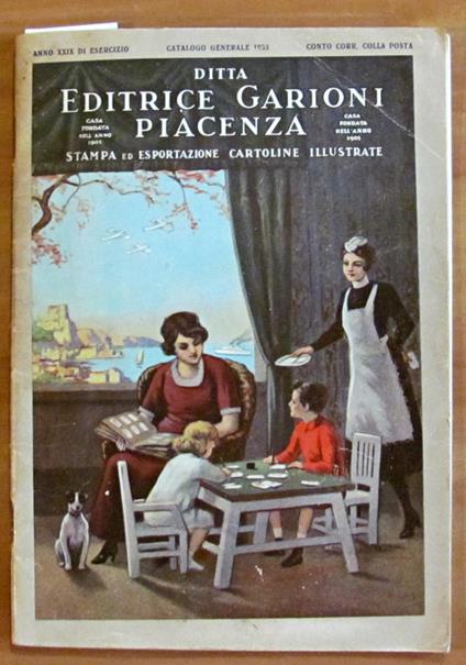 Catalogo Generale Stampa ed esportazione Cartoline illustrate Catalogo Generale 1933 - copertina