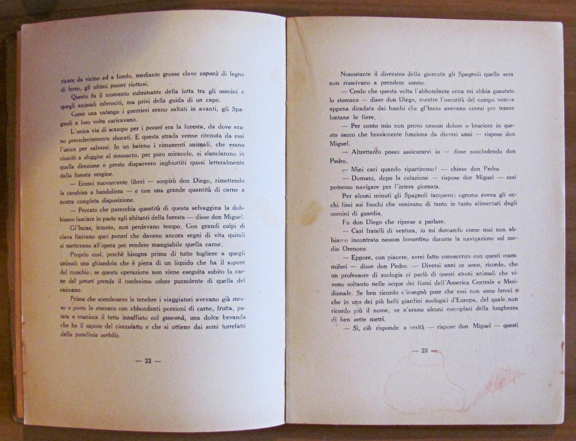 GLI INCAS ALLA RISCOSSA - Romanzo d'Avventure Venezuelane, 1958