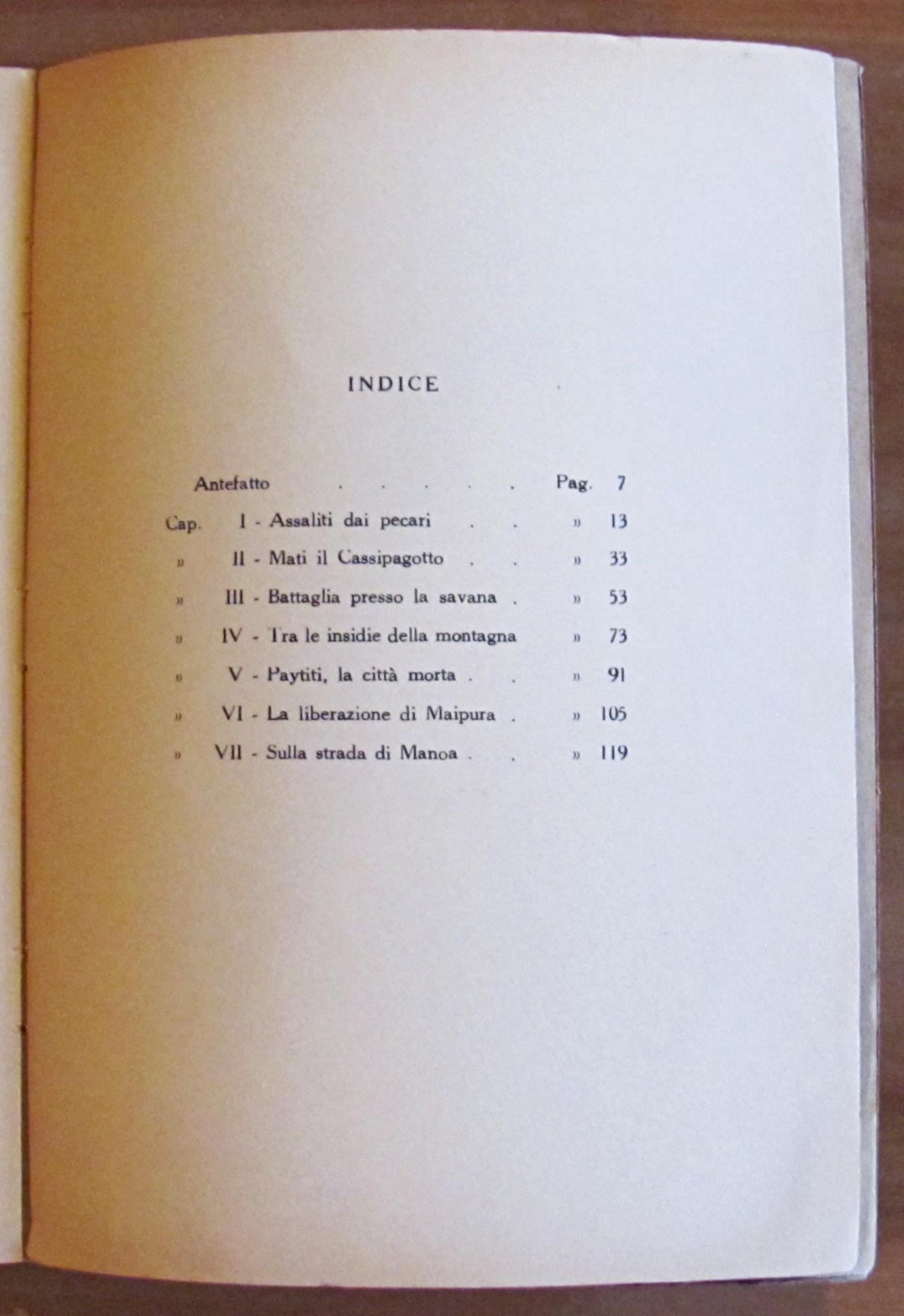 GLI INCAS ALLA RISCOSSA - Romanzo d'Avventure Venezuelane, 1958