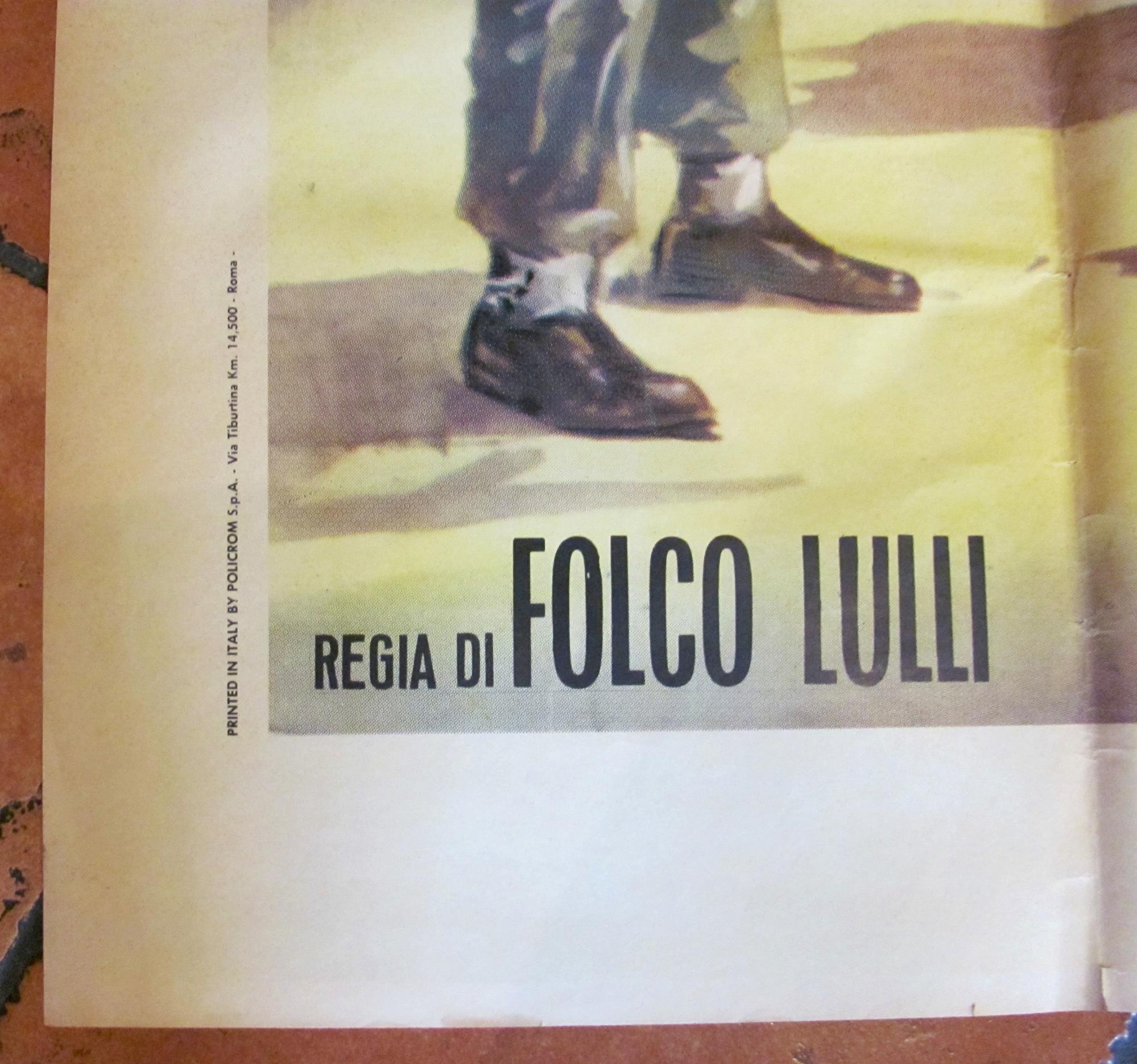 Manifesto Cinema 4F - GENTE D'ONORE - Folco Lulli, Saro Urzì, 1967