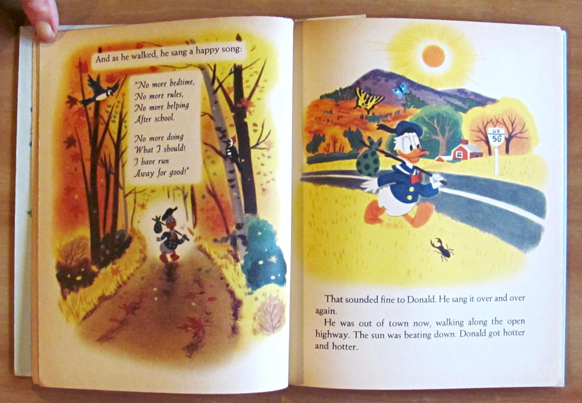 DONALD DUCK'S ADVENTURE - Collana Mickey Mouse Club Book, 1950