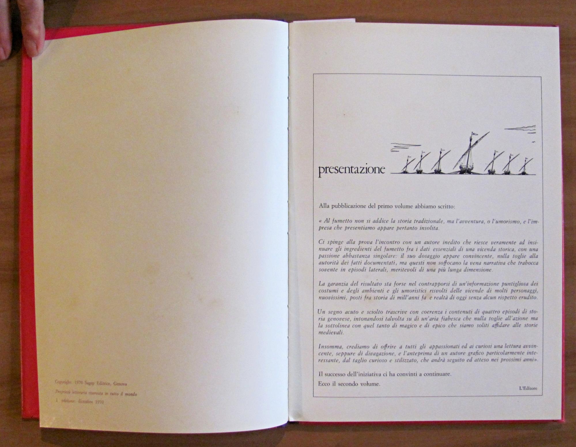 STORIE DI GENOVA - Vol. II, I ed. 1970