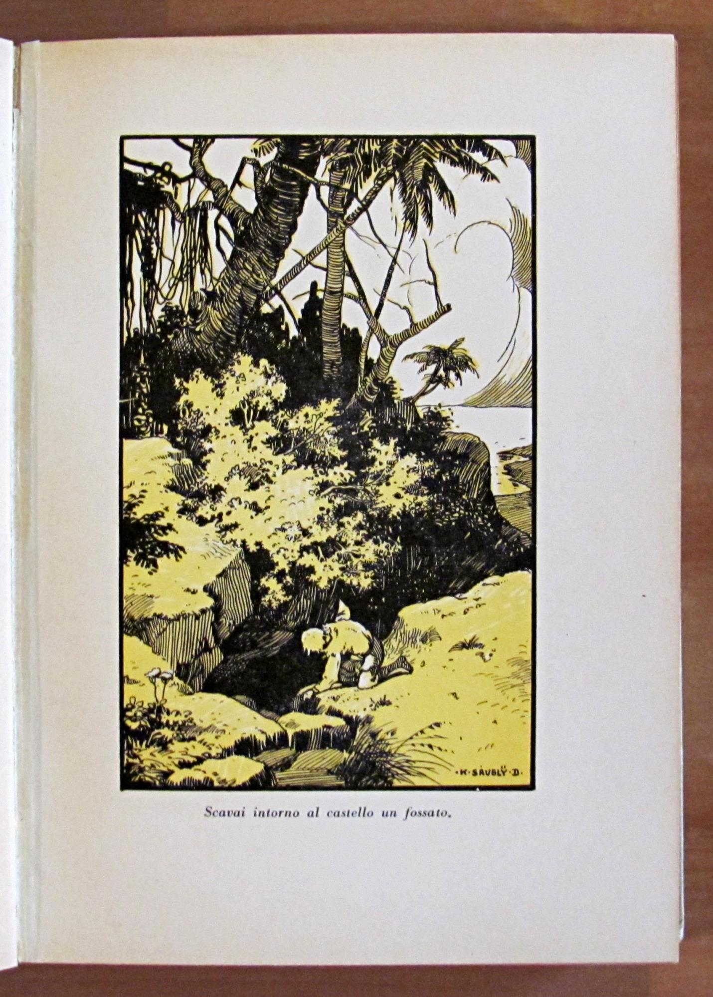 ROBINSON CRUSOE, 1936 - ill. SAVELY