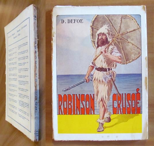 ROBINSON CRUSOE, 1955 - ill. COMPARINI - Daniel Defoe - copertina