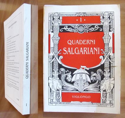 QUADERNI SALGARIANI N.1, 1998 - Illustrato - copertina