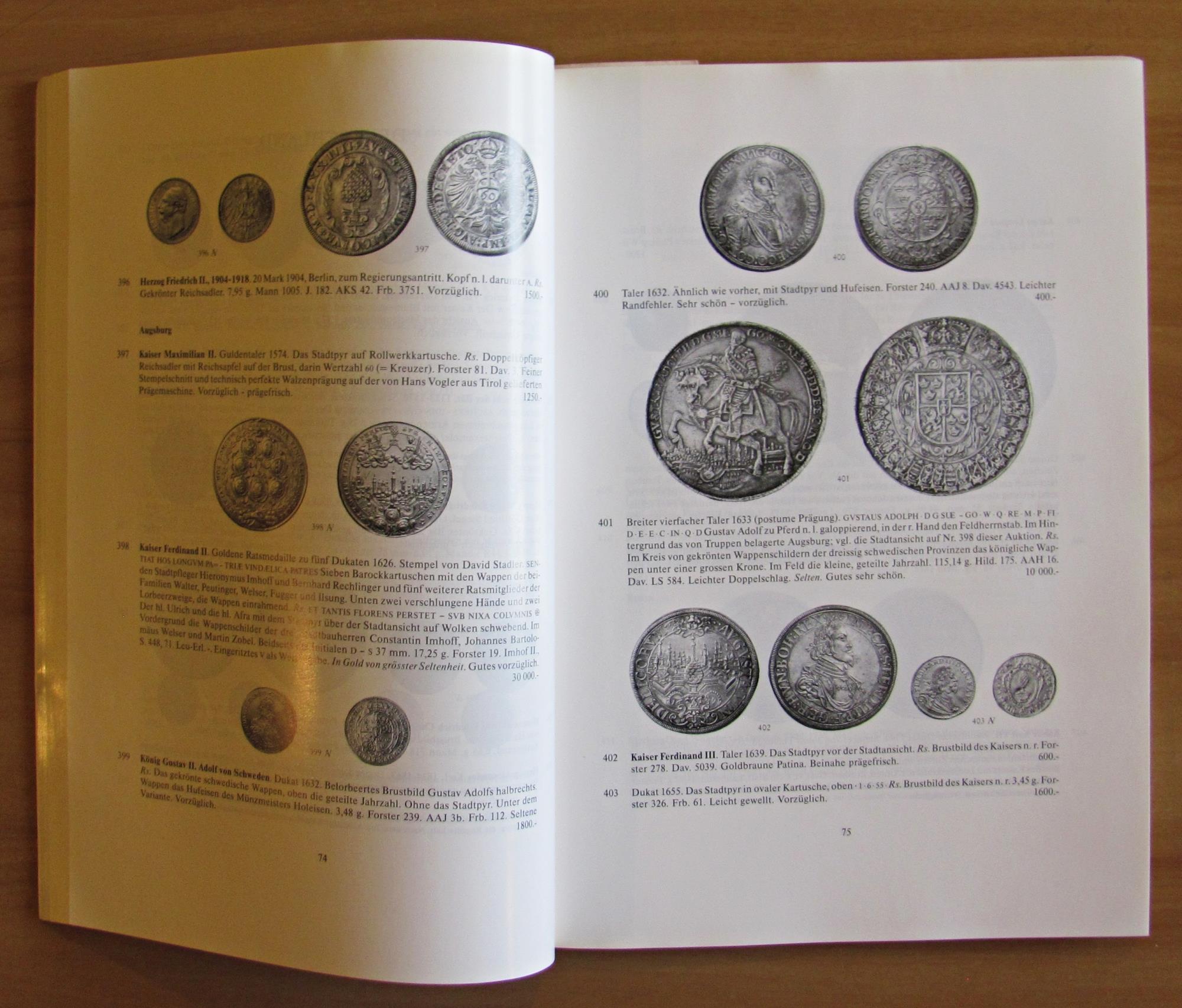 Catalogo Asta - MUNZEN UND MEDAILLEN DER NEUZEIT, Zurigo 1994