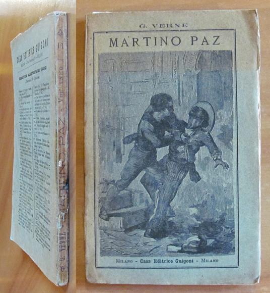 MARTINO PAZ - Volume Unico, 1893 - Jules Verne - copertina
