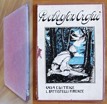 Robinson Crosue, 1923 - Daniel Defoe - copertina